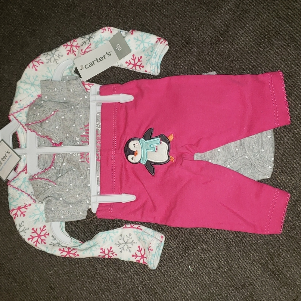 Newborn Carter's Onsie & Pants Set
